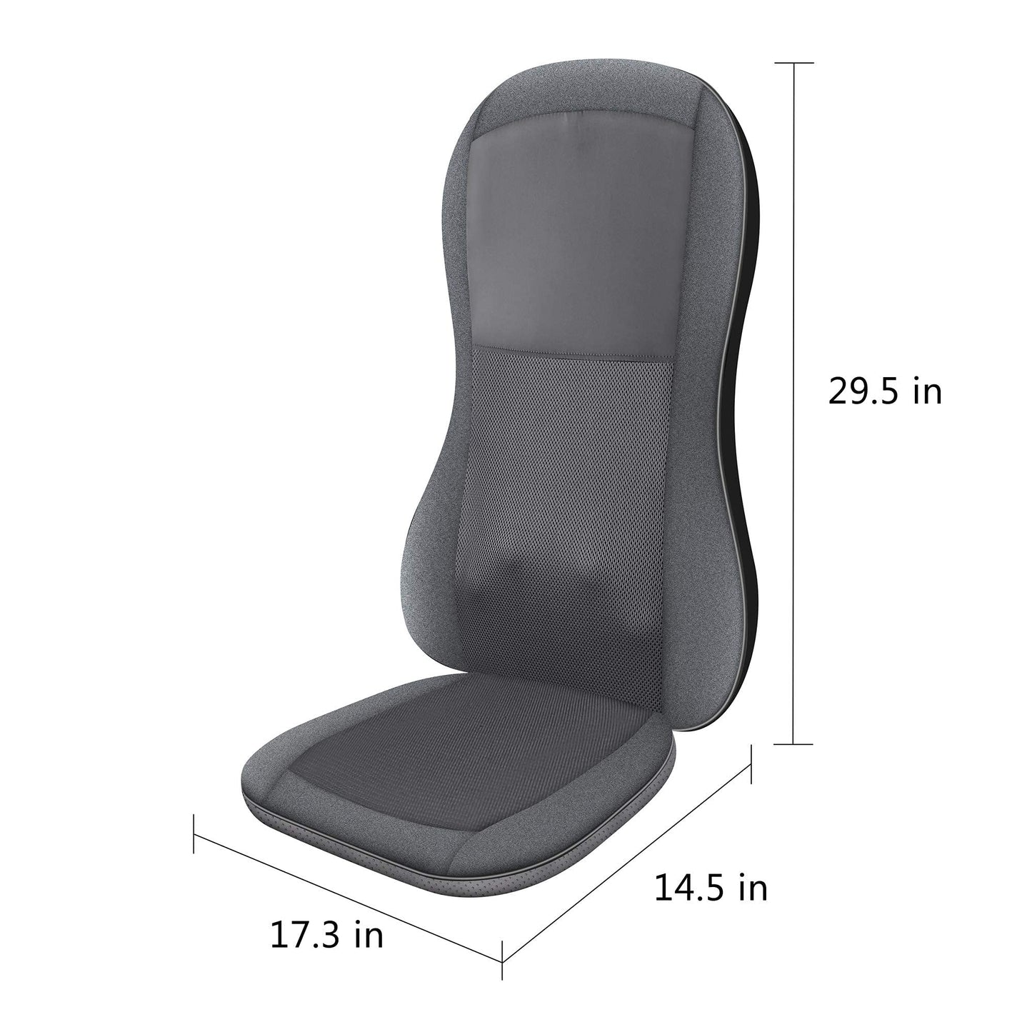 Comfier Shiatsu Massagesitzauflage 2D/3D mit Wärme