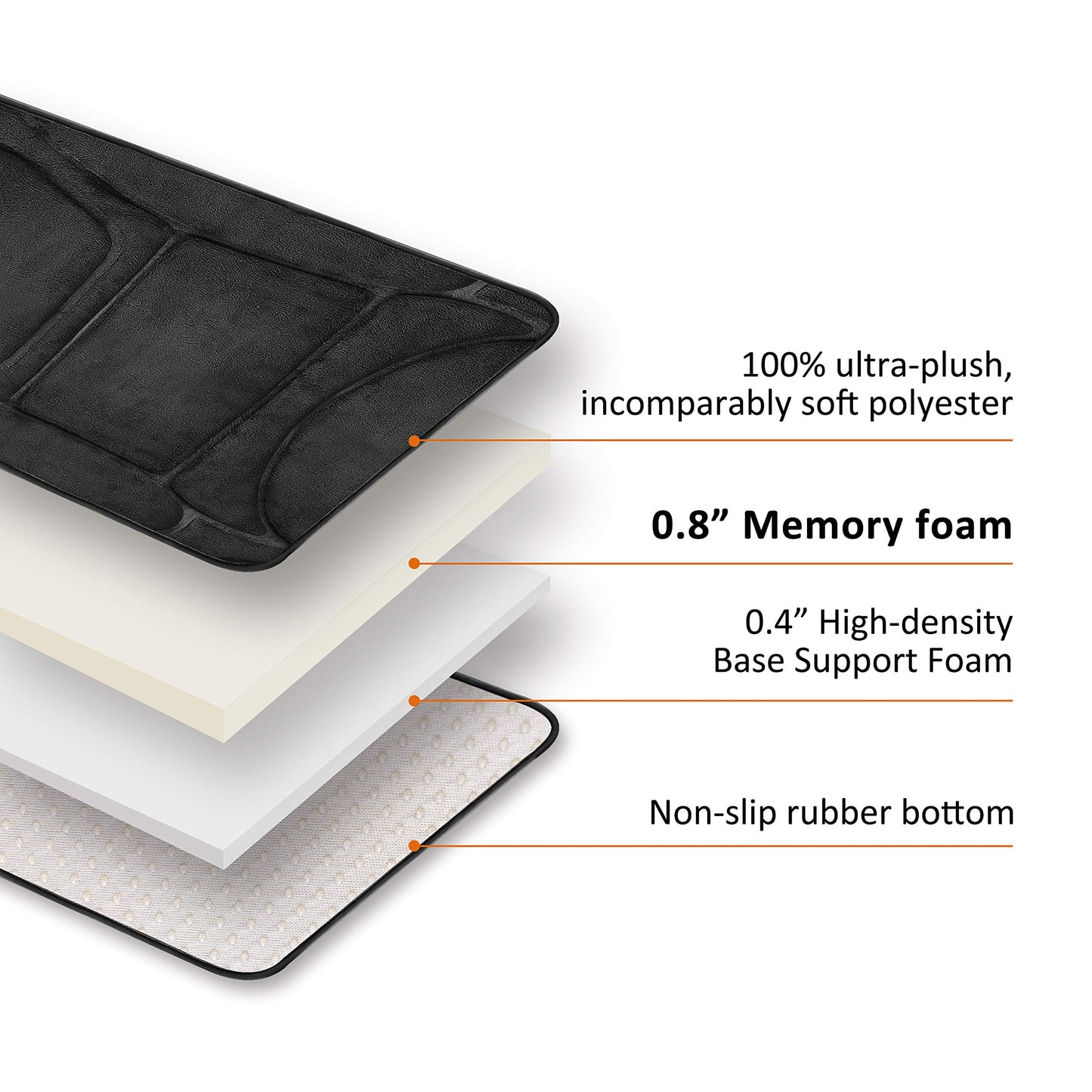 Snailax Memory-Schaum Massagesitzauflage für Rücken & Nacken mit Wärme & Vibration