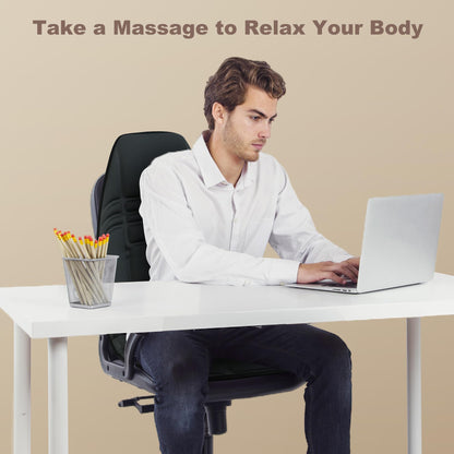 Vibrations-Rückenmassagegerät mit Wärme & Sitzauflage