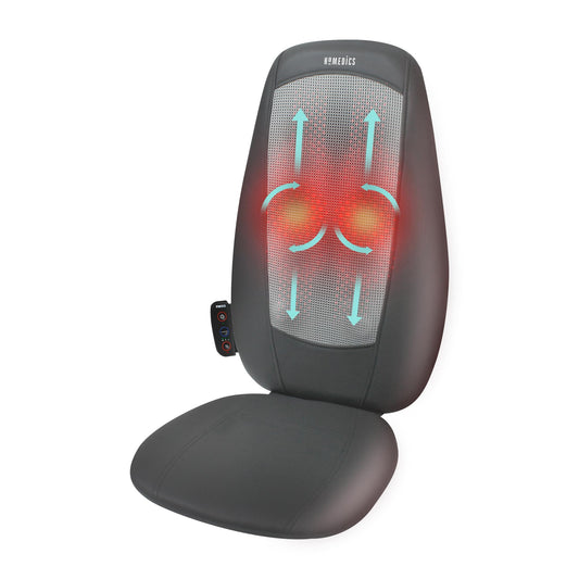 Homedics Shiatsu Massagesitzauflage für Rücken & Schultern mit Wärme & Vibration