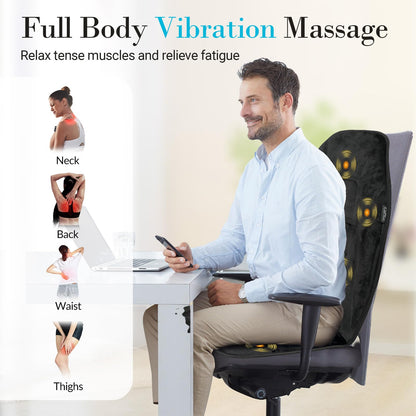 CuPiLo Rückenmassagegerät mit Wärme & Sitzauflage