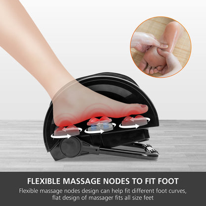 Snailax Shiatsu Fuß- & Wadenmassagegerät mit Wärme, Elektrisch mit Kneten & Rollen