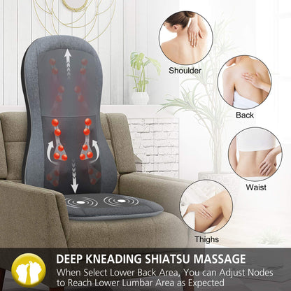 Comfier Shiatsu Massagesitzauflage 2D/3D mit Wärme