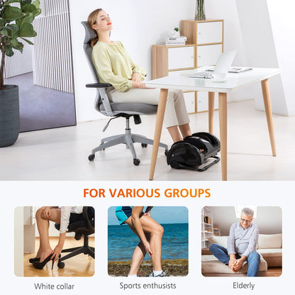 Snailax Shiatsu Fuß- & Wadenmassagegerät mit Wärme, Elektrisch mit Kneten & Rollen