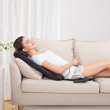 Snailax Shiatsu Massagesitzauflage mit Wärme & Vibration für Nacken, Schulter & Rücken